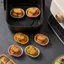 {AKIN} Nướng món ngon với 10 chiếc Cốc Muffin silicon hình bầu dục không gỉ có thể tái sử dụng cho người hâm mộ nướng bánh {a}