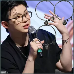 YT4 SEVENTEEN WOZI Vòng Tay Hỗ Trợ Thời Trang Đa Năng Đơn Giản Trang Sức Ngôi Sao Cùng Phong Cách