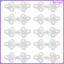 10 Cái Đóng Ếch Cho Quần Áo (1) Phong Cách Sườn Xám 10.30X4.50X1.1CM Trắng kevga