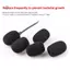 10 Chiếc Micro Kính Chắn Gió Xốp Bao Tai Nghe Mic Bọt Nắp Bảo Vệ Cho Ngỗng Họp Mic mới