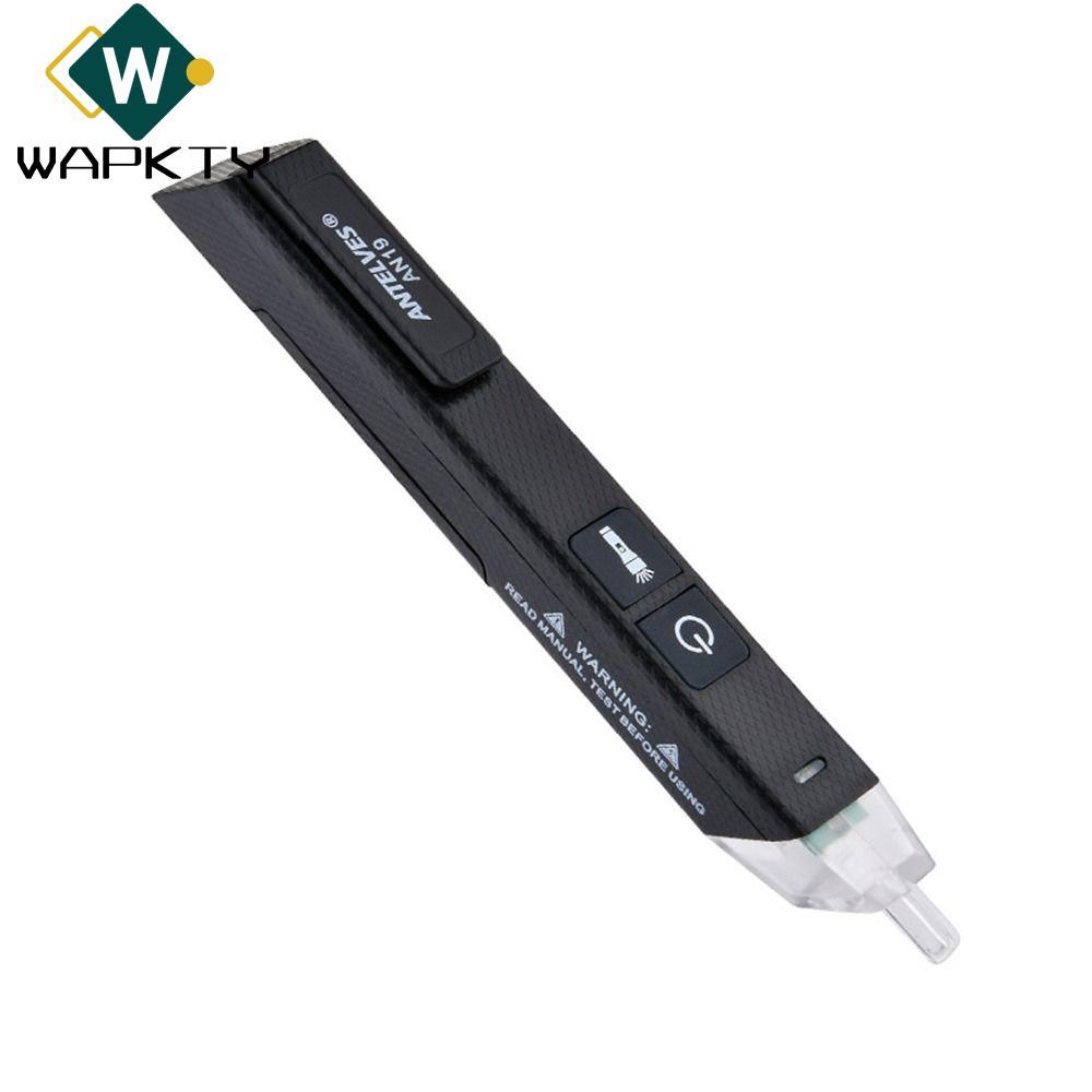 Bút kiểm tra điện áp WAPKTY, Máy kiểm tra không tiếp xúc Đèn LED Máy dò điện áp AC, Kiểm tra dây trực tiếp Báo động âm thanh Báo động bằng nhựa ABS Dụng cụ thợ tại nhà điện