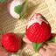 QEARY Cream Strawberry Fidget Toy, Đồ chơi bóp dâu tây tăng chậm co giãn mềm mại, Đồ chơi bóp giác quan siêu ướt ngộ nghĩnh mềm mại phục hồi chậm cho người lớn