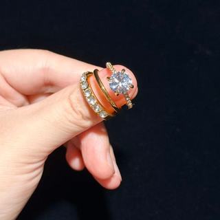 925 Silver Engagement Ring by benerain.vn