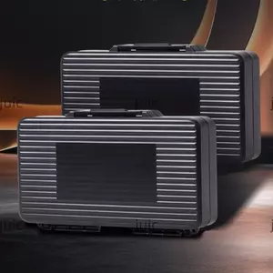 Hộp công cụ phần cứng JUIC, Hộp lưu trữ dụng cụ chống sốc di động, Nhựa đa năng có hộp công cụ chèn xốp