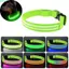 QEARY Sáng Cổ Chó, Chất Liệu Nylon Chống Thấm Nước LED Phát Sáng Vòng Cổ Chó, Đèn Nhấp Nháy Chống Mài Mòn Có Thể Điều Chỉnh Chống Mất Cổ Dạ Quang Cho Thú Cưng Chó Nhỏ