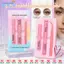 Keo dán lông mi EBINLANDS, Keo nối mi dài 10ml, Keo dán lông mi bền bỉ Di động chắc chắn Độ bám dính 3in1 Dụng cụ tẩy lông mi