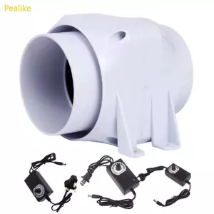 Pealike Mạnh Mẽ 12V Thông Gió Quạt Ống Gió 4 Inch Quạt Hút Lỗ Thông Hơi Cho Phòng Tắm Vệ Sinh Nhà Bếp Máy Hút Không Khí DC3-12V