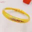 HFSHY Mạ Vàng Mở Vòng Tay Vintage Khắc Hoa Bền Đẹp Lâu Dài Tỏa Sáng Cho Nữ Ngày Đảng Mặc VN