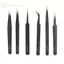 GE 6 Chiếc Chính Xác s Set Chống Tĩnh Điện ESD Thép Không Gỉ Dụng Cụ Sửa Chữa Cho Điện Tử Mô Hình Hàn Trang Sức Makin VN