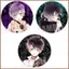 SQ11 DIABOLIK LOVERS Tinplate Huy hiệu Shu SAKAMAKI Phụ kiện Anime Ngoại vi