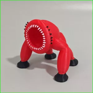 HT3 Móng Vuốt Biển Thực Tử Quái Vật Nhân Vật Hành Động 3D In Đỏ Biển Sâu Abyss Sinh Vật Mô Hình Đồ Chơi TH3