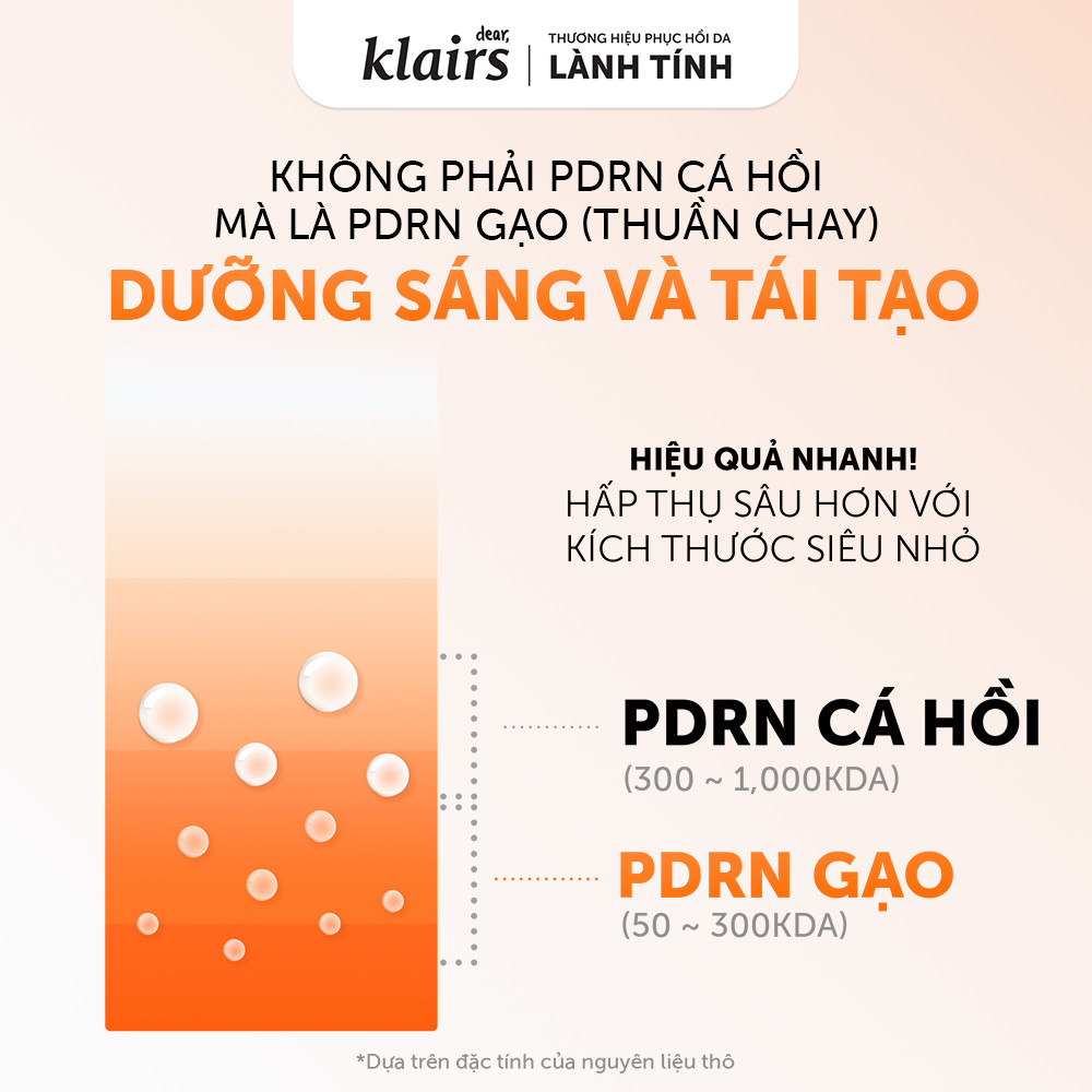 Nước hoa hồng Dear, Klairs Freshly Juiced Vitamin Essence Toner hỗ trợ làm sáng da 180ml [FS]