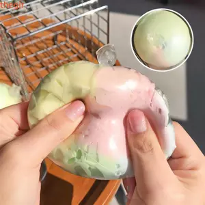 THEGIRL8B Bóng Da Sắc Nét, Tay Thư Giãn Handmade Cảm Giác Fidget Ball, Bé Trai Bé Gái Đầy Màu Sắc Squishy Đồ Chơi Pinch Cracking Wax Ball Friend Party