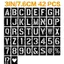 Bigapple 42 CÁI Letter stencils 3 Inch, Interloing Craft stencils Kit, Mẫu bảng chữ cái bằng nhựa có thể tái sử dụng RDG