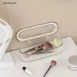 Ziyulinyuk Hộ Gia Đình Chống Bụi Chopsti Hộp Có Nắp Nhà Bếp Và Nhà Hàng Thìa Nĩa Dao Kéo Hộp Bảo Quản Ánh Sáng Sang Trọng Trong Suốt VN