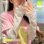 HFSHY Nữ Tay Ngoài Trời Dễ Thương Nhiều Màu Sắc Thiết Kế Ngôi Sao Thoáng Khí Chống Tia UV Chống Nắng Để Lái Xe Du Lịch Mùa Hè VN