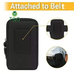 Túi đeo thắt lưng nam bằng Nylon Ví đựng tiền xu bền bỉ thời trang và đa năng Túi đựng điện thoại di động thông thường Túi nhỏ ngoài trời [mới]