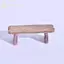 GE 2 Chiếc Mini Ghế Gỗ Phân Vườn Cổ Tích Thu Nhỏ Trang Trí Cặp Đôi Băng Ghế Hành Động Hình DIY Nhà Búp Bê Phụ Kiện VN