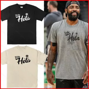 NBA Kyrie Irving thể thao bóng rổ Dallas Mavericks Tribe Hela Áo thun mùa hè tay ngắn