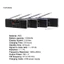 < CarFashion > Đài FM Y-618 Hỗ trợ di động Thẻ TF Ổ đĩa USB Loa âm thanh nổi kỹ thuật số Mini 2 Inch Máy nghe nhạc MP3 cho gia đình