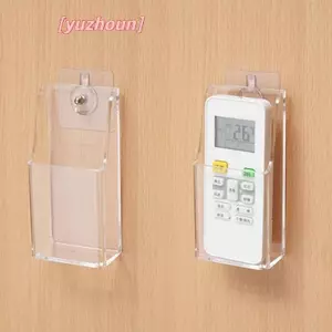 Giá đỡ điều khiển từ xa bằng Acrylic Hộp lưu trữ điều khiển treo tường Hộp lưu trữ điều hòa từ xa
