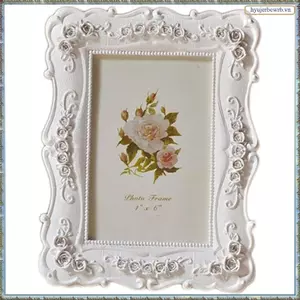 6 Inch Retro Trắng Khung Ảnh Hiển Thị Ảnh Khung Ảnh Poster Trang Trí Nhà Cửa Treo Tường Khung Ảnh