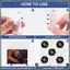 Vinyl Record Wall Mount, 18 Chiếc Acrylic Vinyl Record Holder Tự Dính Clear Vinyl Display Kệ Không Khoan