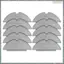 10 Miếng Vải Lau Nhà Cho RoboVac L35 Hybrid +, LR30 Hybrid + Robot Hút Chân Không Thay Thế Phụ Kiện