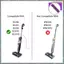Bộ con lăn bàn chải cho cây lau nhà hơi nước (Model SD200 / SD201 / SD201C / SD201Q / SD205 -Brush Roll Thay thế các bộ phận