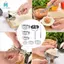 Máy làm bánh bao 8 chiếc, Bộ khuôn ép và cắt cho Wonton Trung Quốc, Dụng cụ da Gyoza