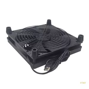 Ở Lại 5V USB PC Router Fan 180Mm Quạt Làm Mát Không Chổi Than Di Động Quạt Làm Mát Thay Thế Cho Router Modem TV Box Electroni