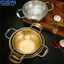 <cosyh>Double Handle Pan Ergonomic Design Mirror Polished Exterior For Oven Use