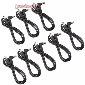 8 Cái Cáp DC Đàn Guitar Hiệu Ứng Bàn Đạp Miếng Dán Nguồn Chì / Dây 60cm Kích Thước 2.1 mm