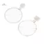 Ống kính lăng kính 1Pc có vành kim loại có độ chính xác cao cho bộ ống kính dùng thử được thiết kế để kiểm tra nhãn khoa chính xác mới