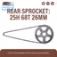 25H 136 Xích + 68T Bánh Xích 2 Thì 47CC 49CC Cho Xe Mini Thể Thao Nhỏ Bỏ Túi Xe Đạp Địa Hình Phụ Kiện Thay Thế Xe Máy