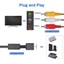 Dành Cho PS2 PS1 AV Cáp Chia Âm Thanh Video Mở Rộng Dây Chơi Game Để Theo Dõi Tivi Dây Chuyển Đổi Adapter