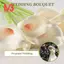 Calla Lily 10 đầu Latex Real Touch KC51 Trắng