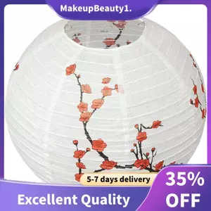 Đèn Bóng Giấy 30cm Đèn Lồng Phong Cách Phương Đông Trang Trí Ánh Sáng
