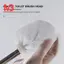 Phụ kiện phòng tắm dự phòng thay thế Bàn chải làm sạch nhà vệ sinh bằng nhựa trơn Giá đỡ đầu màu trắng (2x Đầu trắng)