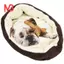 Giỏ Giỏ Giỏ Có Thể Tháo Rời Đệm Nhà Giường Cho Chó Mèo Thú Cưng Size S 46x42x15cm COFFE
