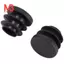 15 Chiếc Nhựa Đen Trống Cuối Nắp Ống Tròn Chèn Ống Bung 16mm