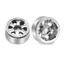 4 21mm 5mmHex Kim Loại Đĩa Sâu 0.7 "Beadlock Bánh Xe Trung Tâm Vành Bánh Xe Cho AXIAL 1 / 30 SCX30 Ford Bronco Jeep Wrangler K10 Ascent-32 RC Xe Bánh Xích