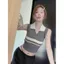 Áo Vest ngắn dệt kim sọc cổ áo Polo mùa hè 2026 Slim-fit thon gọn hơn Nhìn giảm tuổi tác phù hợp có thể mặc một mình Kéo không tay