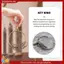 Tông Màu Đồng Carabiner Tù Nhân Móc Khóa 10 Vòng Móc Chìa Khóa 7.6cm
