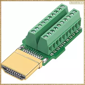 Displayport Nam Cắm PCB Adapter Solderfree Terminal Board