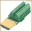 Displayport Nam Cắm PCB Adapter Solderfree Terminal Board