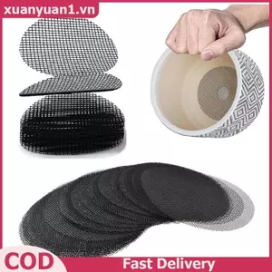 XUAN 50 Chiếc Nồi Lỗ Lưới Miếng Lót Lưới Tròn Thoát Nước Lỗ Màn Hình Cho Đáy Nồi Ngăn Ngừa Mất Đất Cây Cảnh Hoa Dụng Cụ Làm Vườn VN