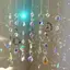 XUAN Treo Pha Lê Mặt Dây Chuyền Vườn Suncatcher Chuông Gió Cầu Vồng Lăng Kính Pha Lê Dây Xích Để Trang Trí Cửa Sổ VN