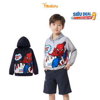 Áo khoác gió có mũ người nhện Spider-Man bé trai Rabity 522.011
