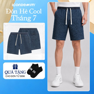 Quần Short Jeans Nam ICONDENIM Gridline Form Loose QSID0266